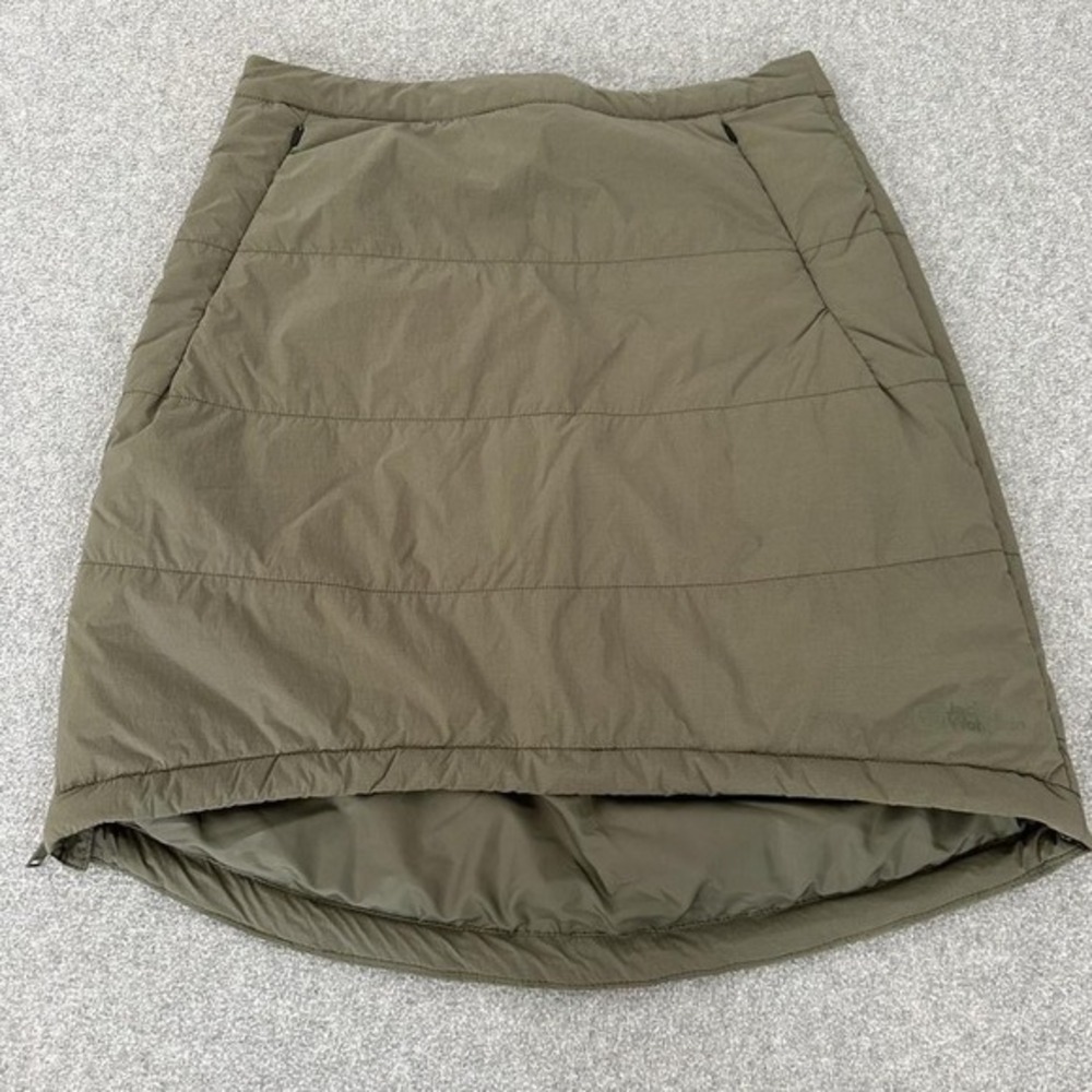 Jack Wolfskin Puffer Skirt Small Dusty Olive Green Alpengluehen Outdoor NWT
